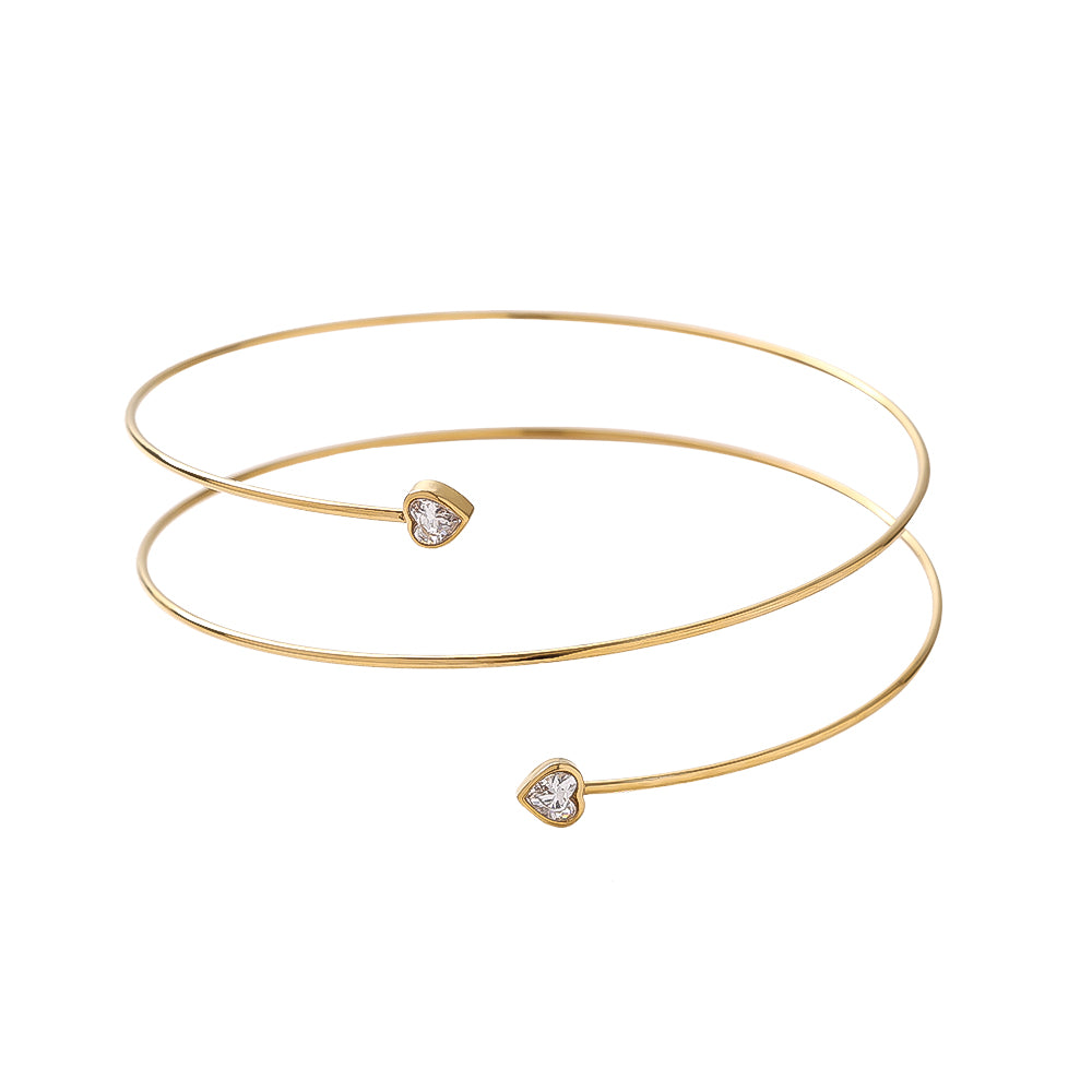 DIAMOND HEART ARMCUFF