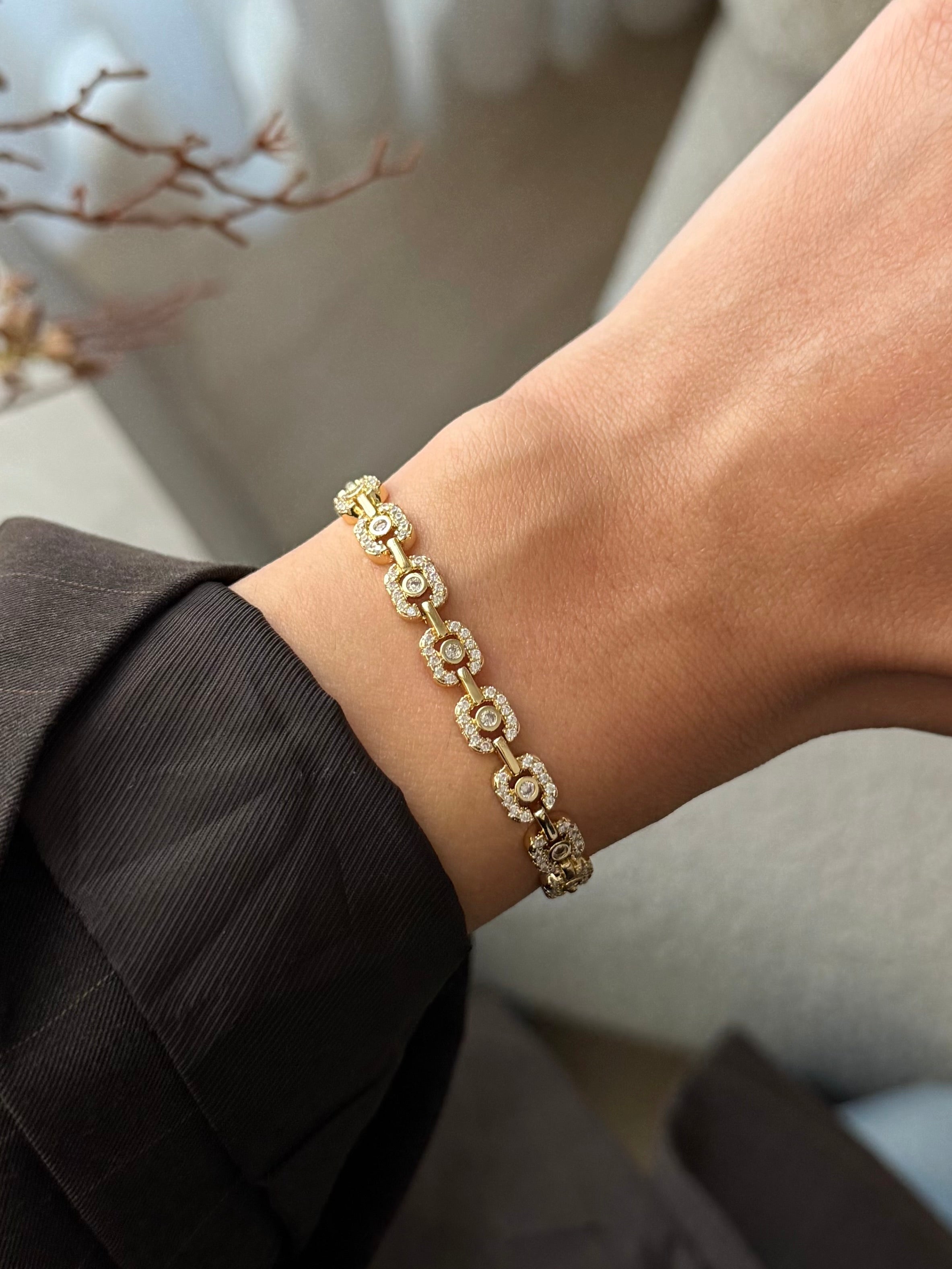 ÉLAN ARMBAND FULL STEEN