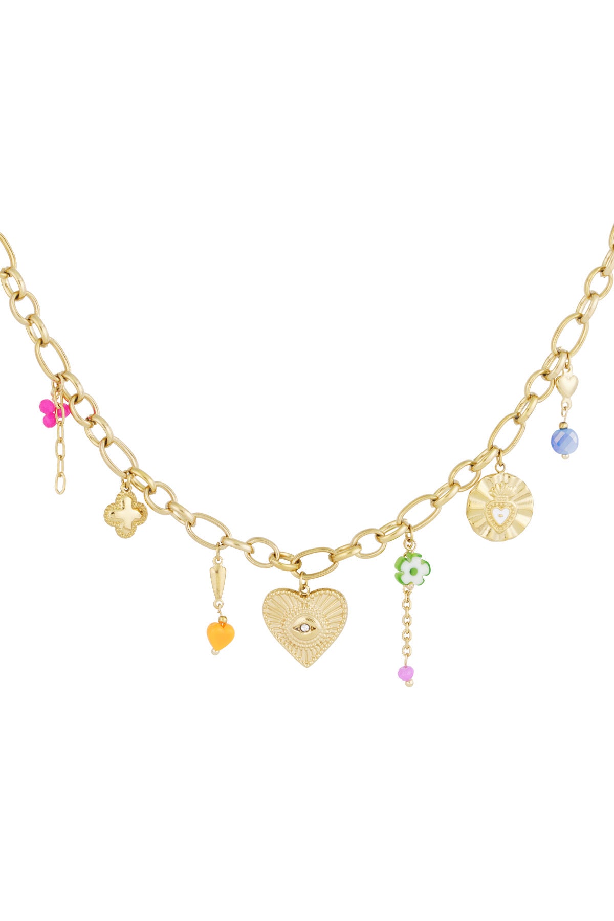 EYE WEGDE CHARM KETTING