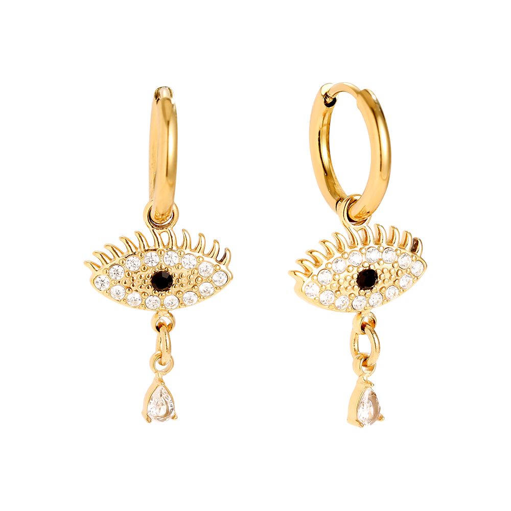 DIAMOND EYE OORBELLEN