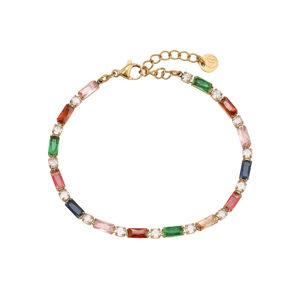 MULTI COLOUR DIAMANT ARMBAND