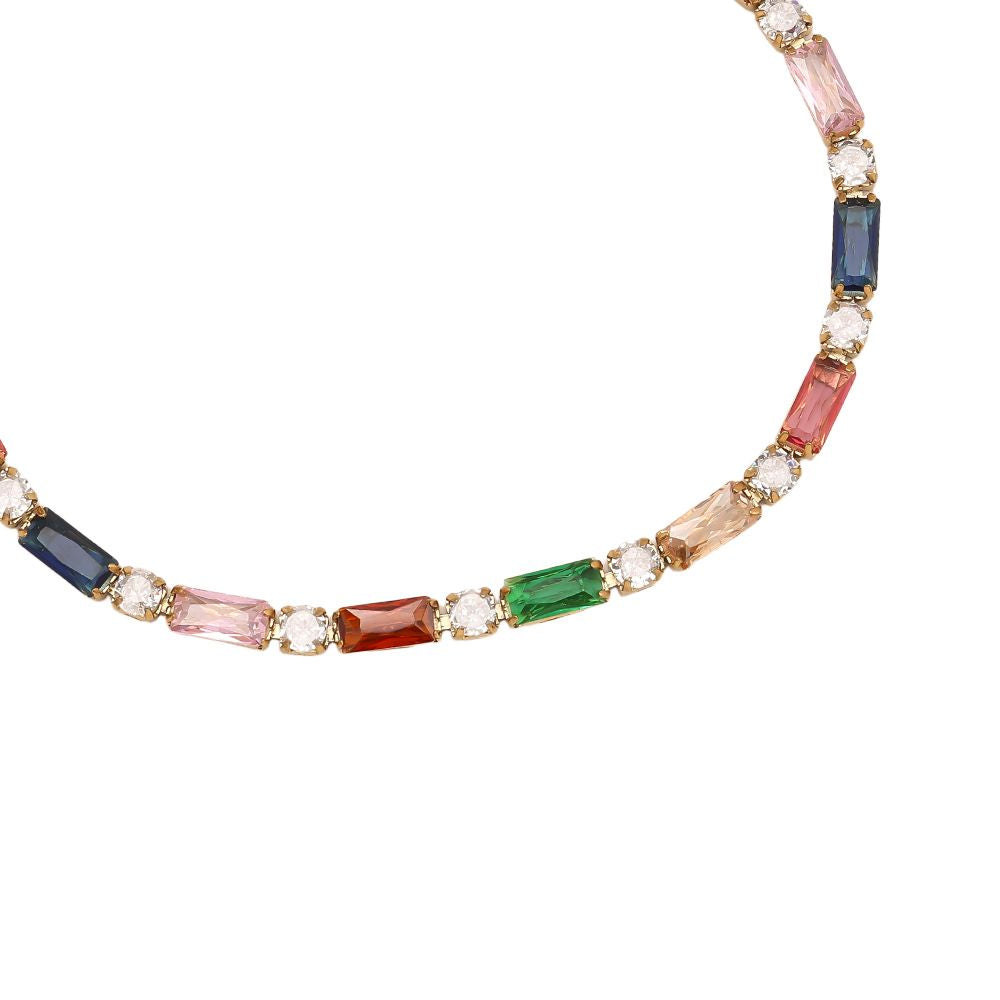 MULTI COLOUR DIAMANT ARMBAND