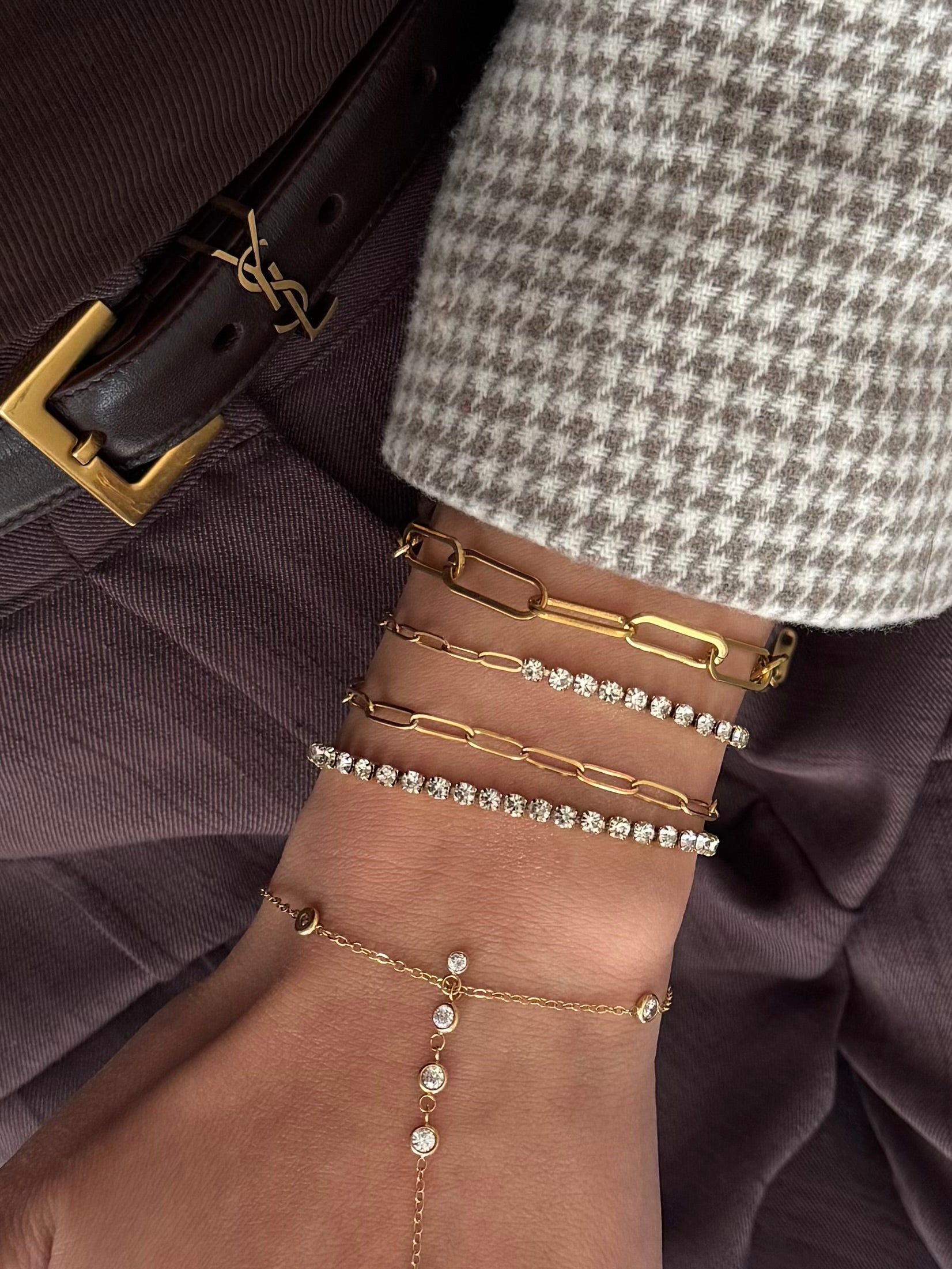 SCHAKEL STEEN ARMBAND