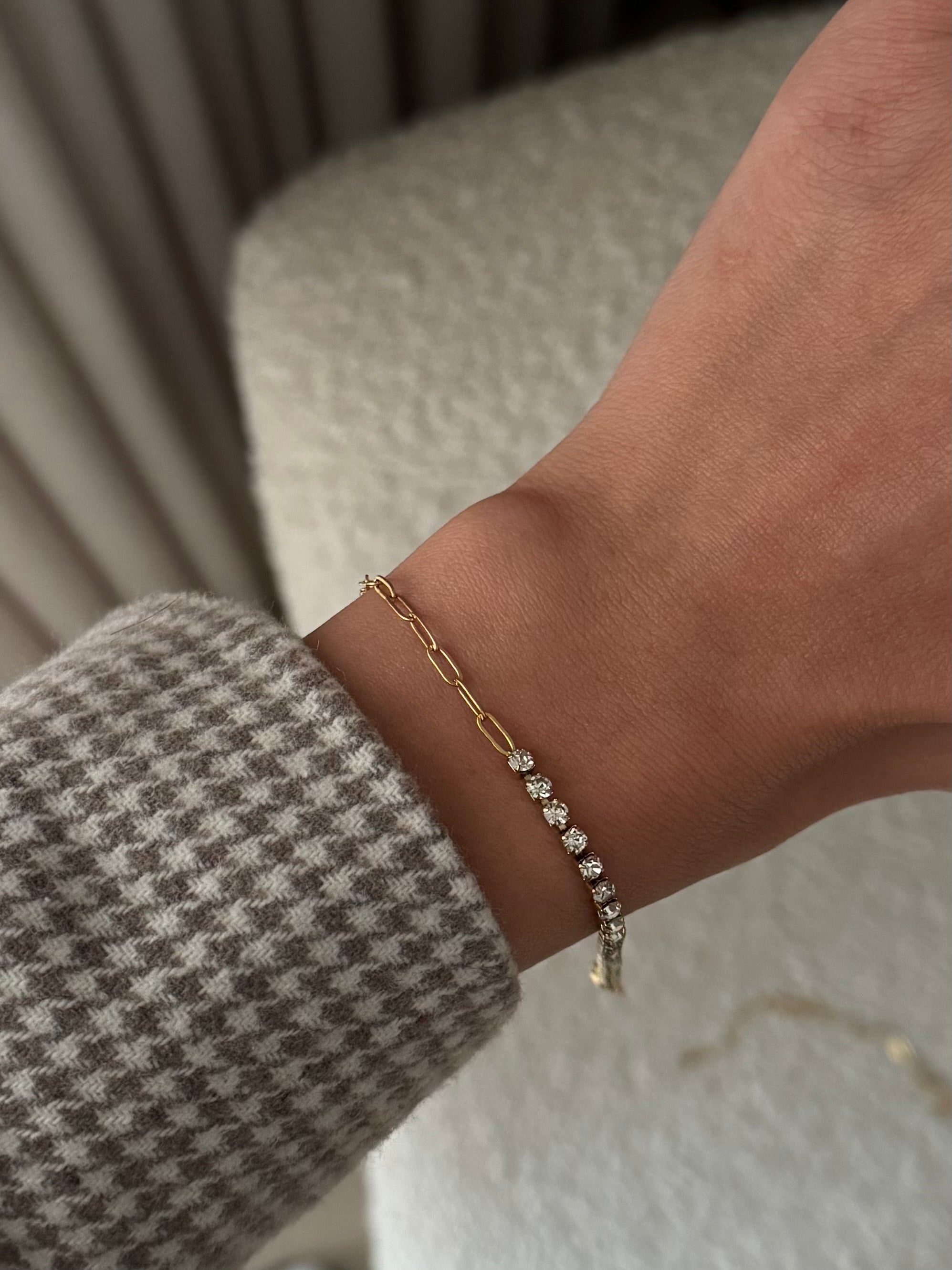 SCHAKEL STEEN ARMBAND