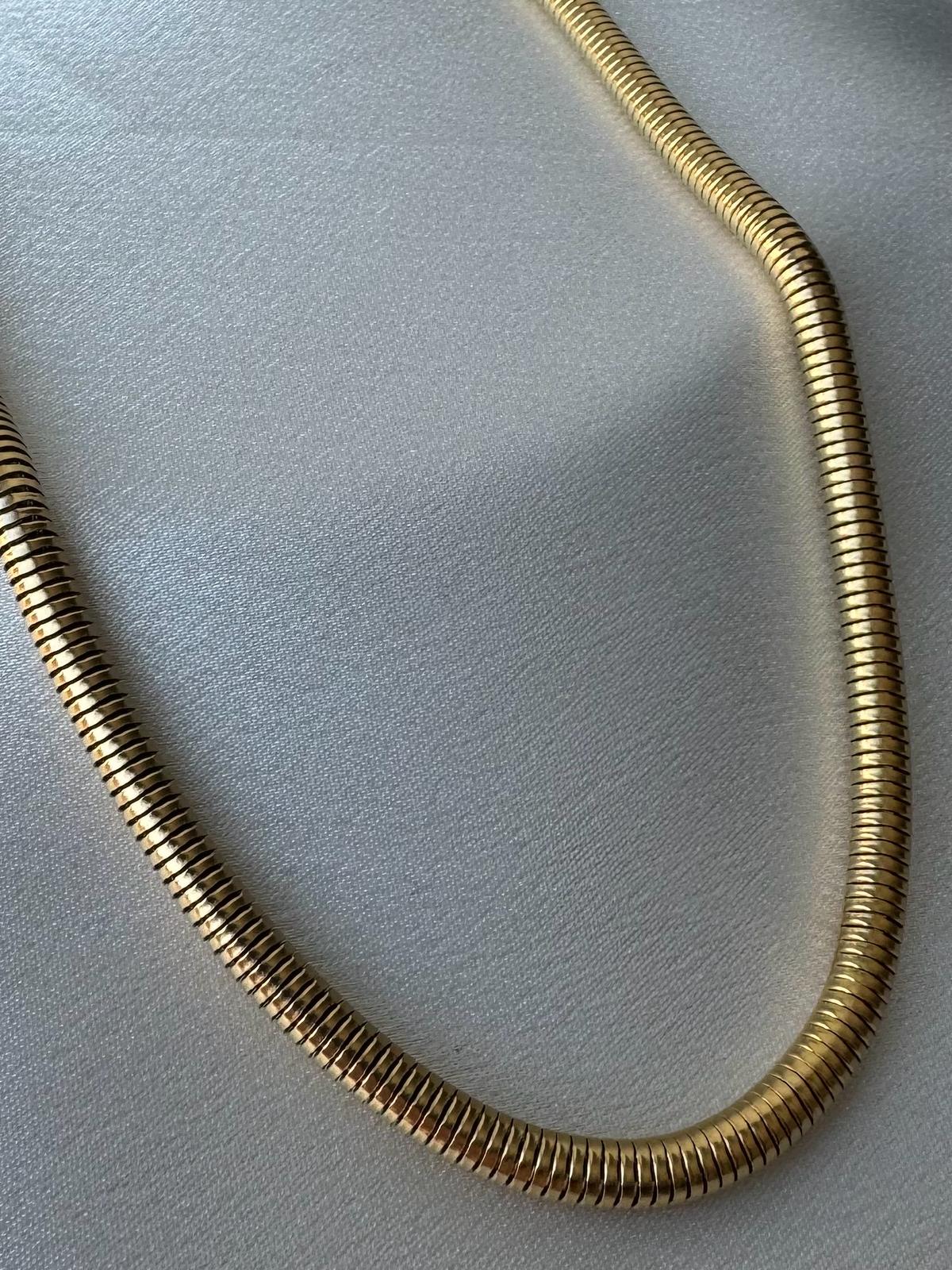 YUNA SNAKE BIG ROND KETTING
