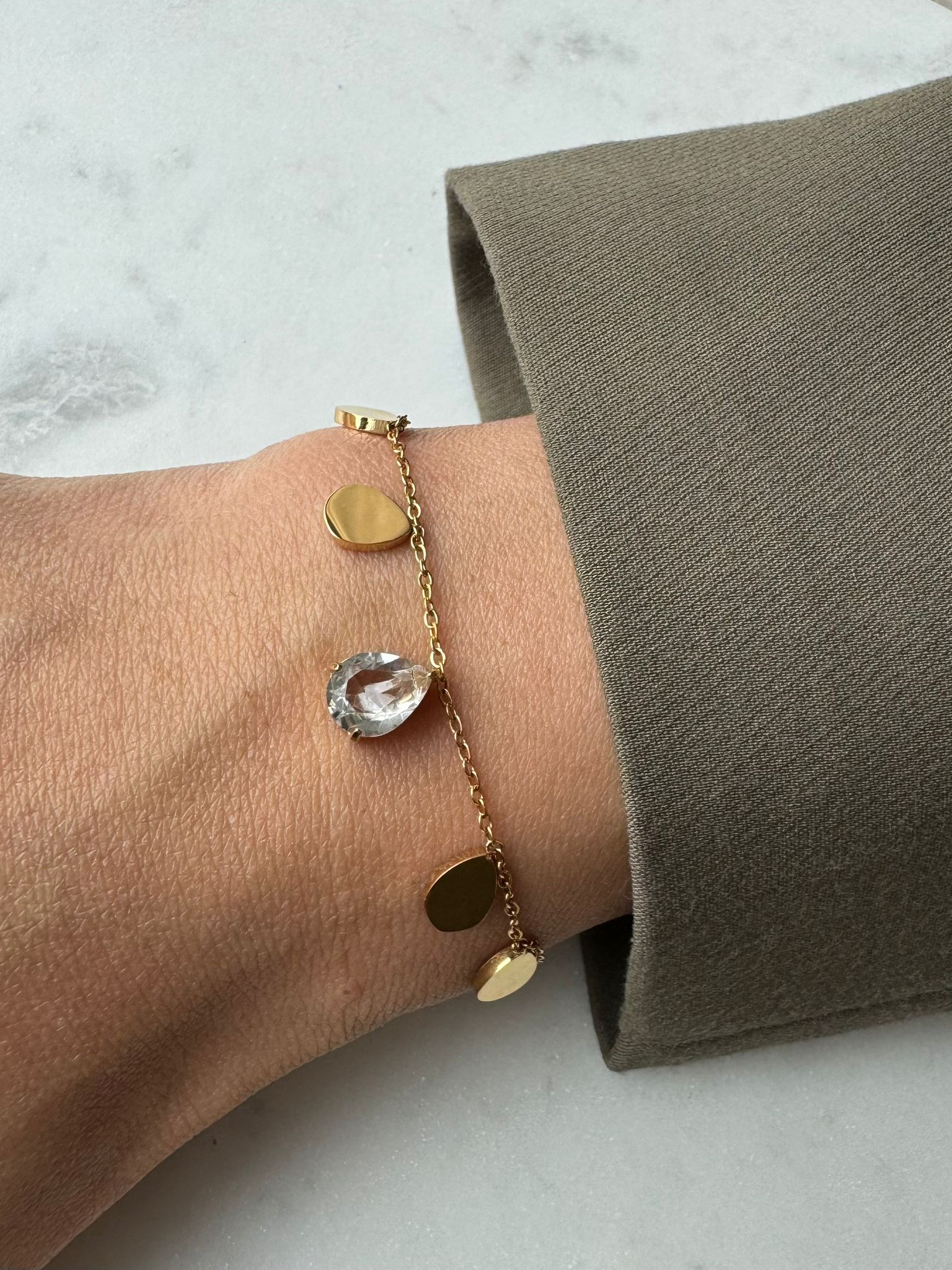 DIAMANT STEEN ARMBAND