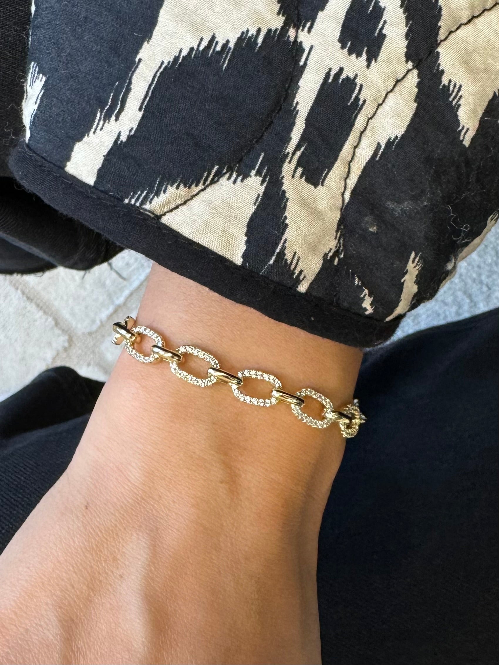RONDE STEEN ARMBAND