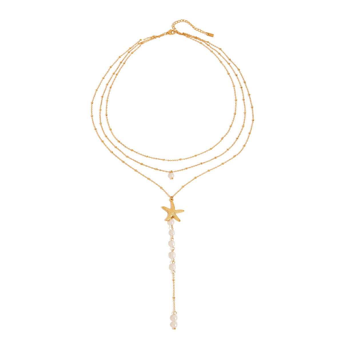 ZEESTER GELAAGDE KETTING